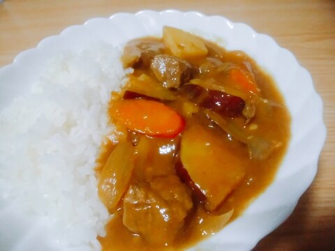 さつまいも入り!ビーフカレー